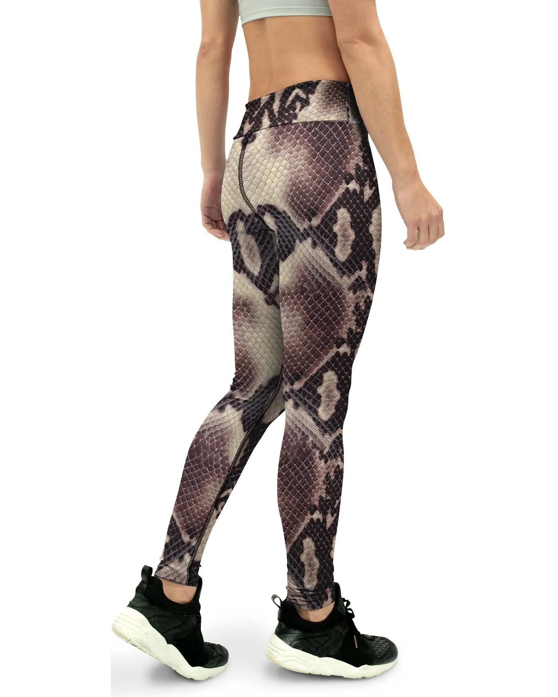 Anaconda Snake Skin Yoga Pants