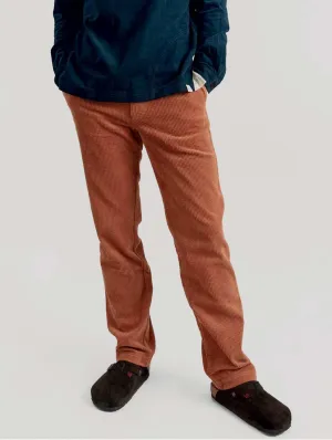 Andro Men's Organic Cotton Trousers | Terracotta