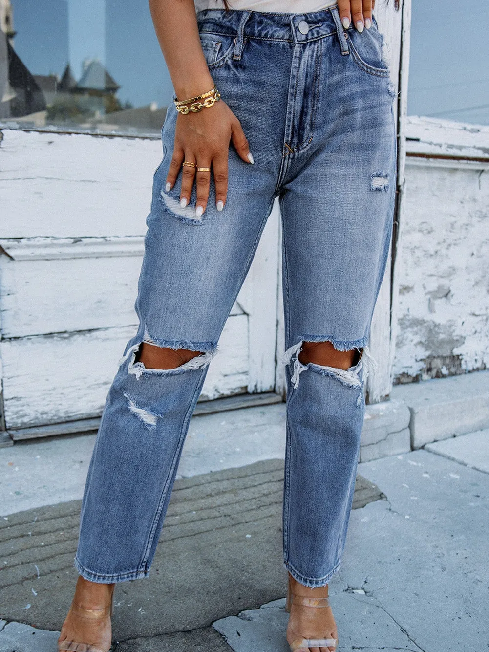 Baggy Ripped Jeans