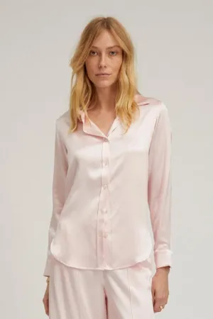 Ballet Silk Fitted Button Down