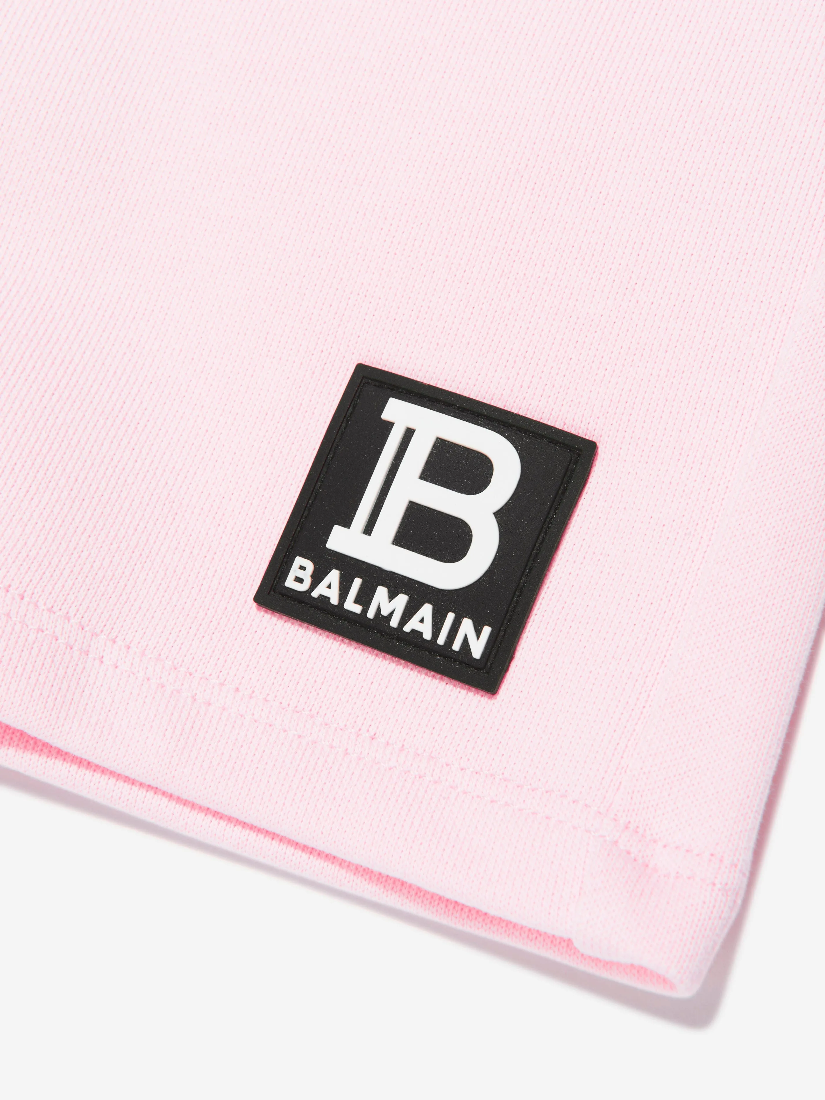 Balmain Baby Girls Logo Shorts in Pink