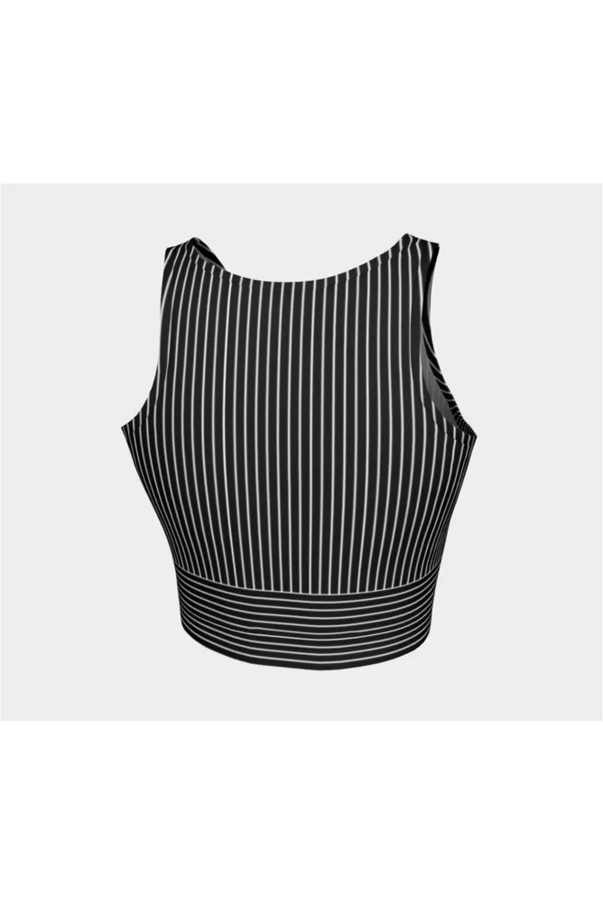 Bidirectional Striped Athletic Top