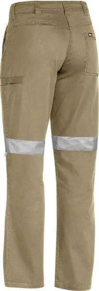 Bisley Women's 3M Taped Cool Vented Light Weight Pant - Khaki (BPL6431T)