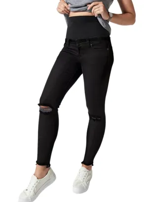 BLANQI Postpartum Support Skinny Jeans - Black Wash