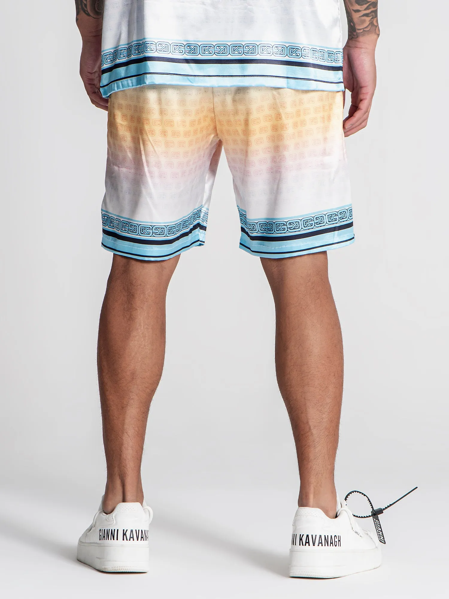 Blue Tropicana Shorts