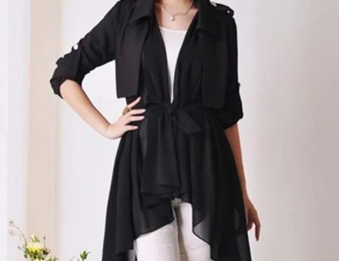 Breezy Chiffon Cardigan