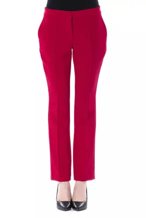 BYBLOS "Fuchsia Polyester Women Pant"