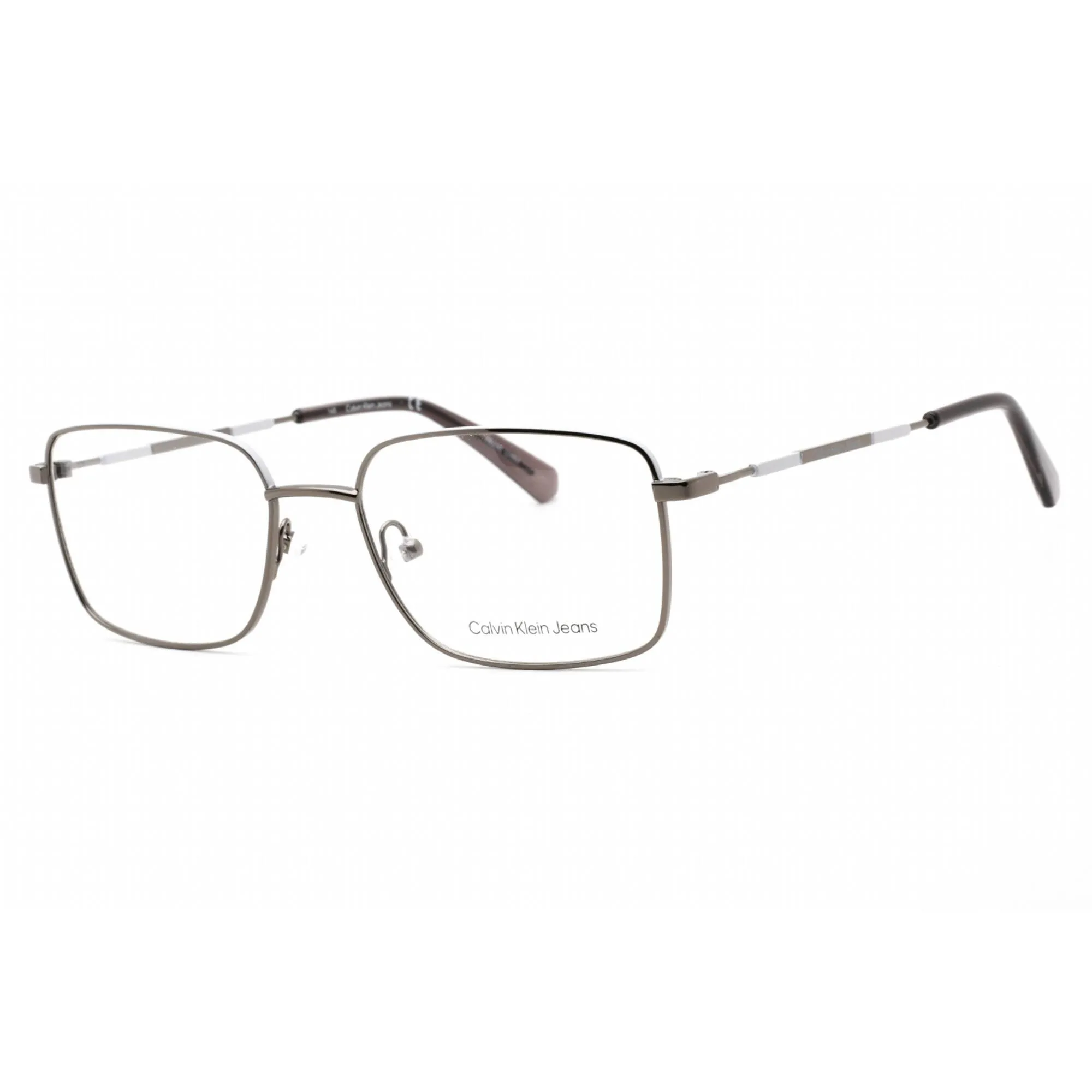 Calvin Klein Jeans Men's Eyeglasses - Dark Ruthenium/Gray Metal Frame | CKJ21222 017