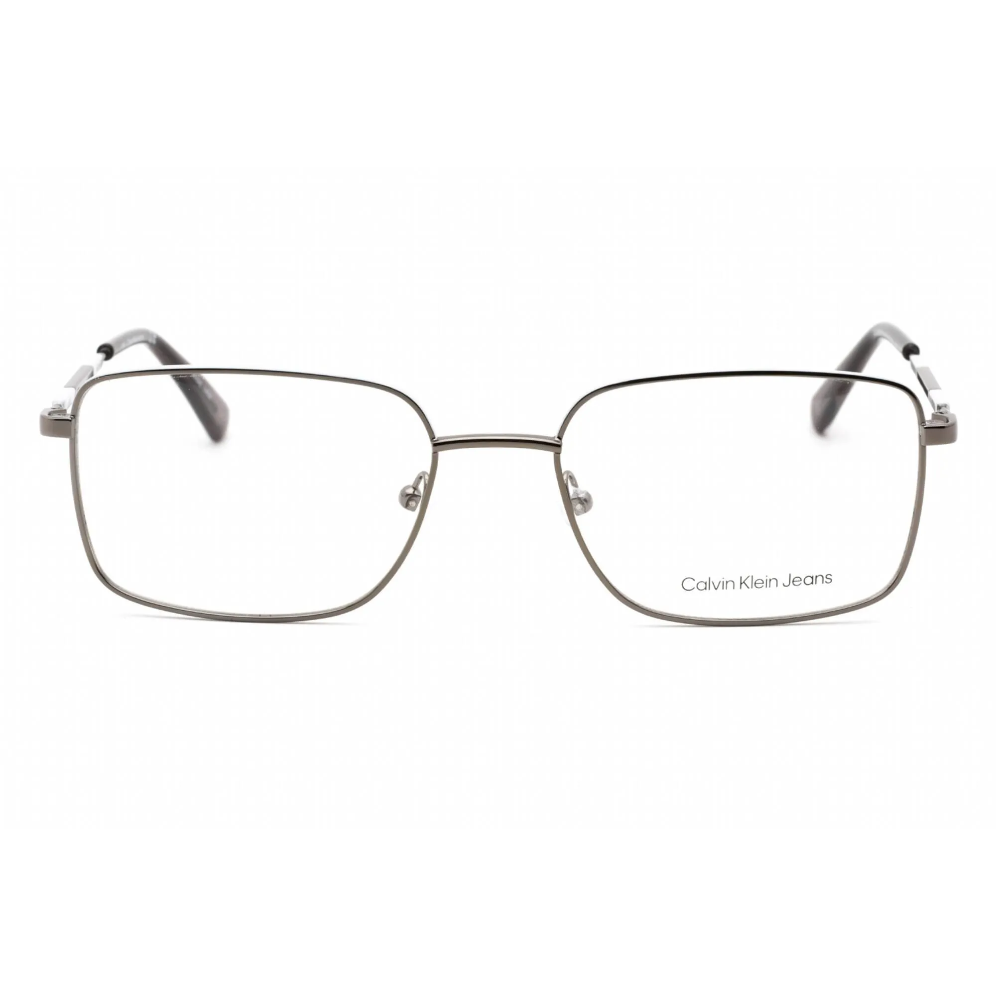 Calvin Klein Jeans Men's Eyeglasses - Dark Ruthenium/Gray Metal Frame | CKJ21222 017