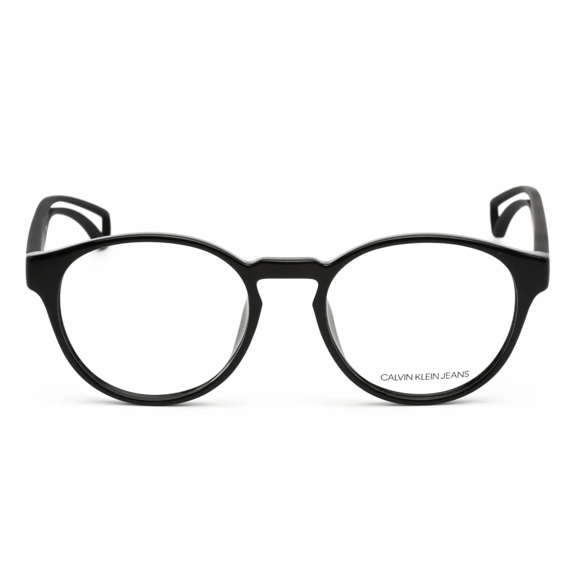 Calvin Klein Jeans Unisex Eyeglasses - Black Plastic Round Shape Frame | CKJ19508 001