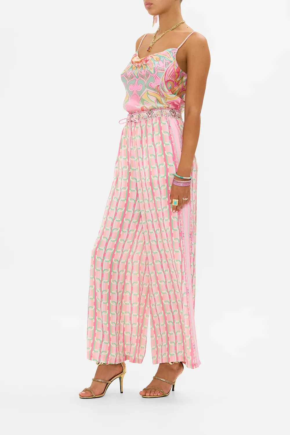 CAMILLA TEA WITH TUSCHNSKI LOUNGE PANT