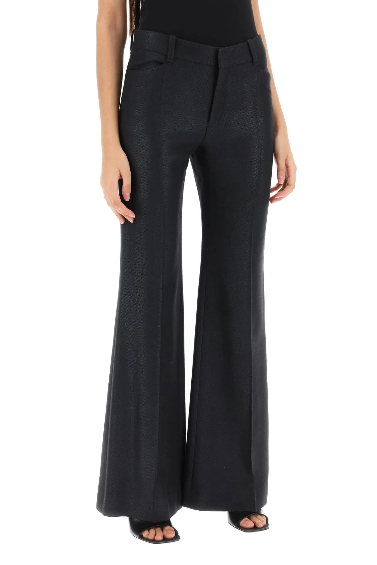 Chloe' silk and wool pants