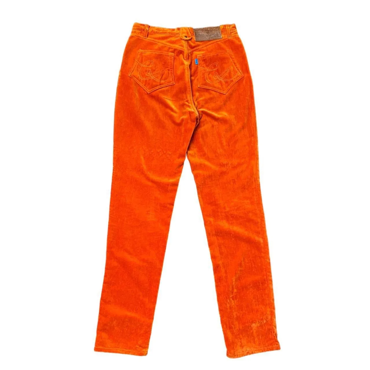 Christian Lacroix Velvet Orange Trousers