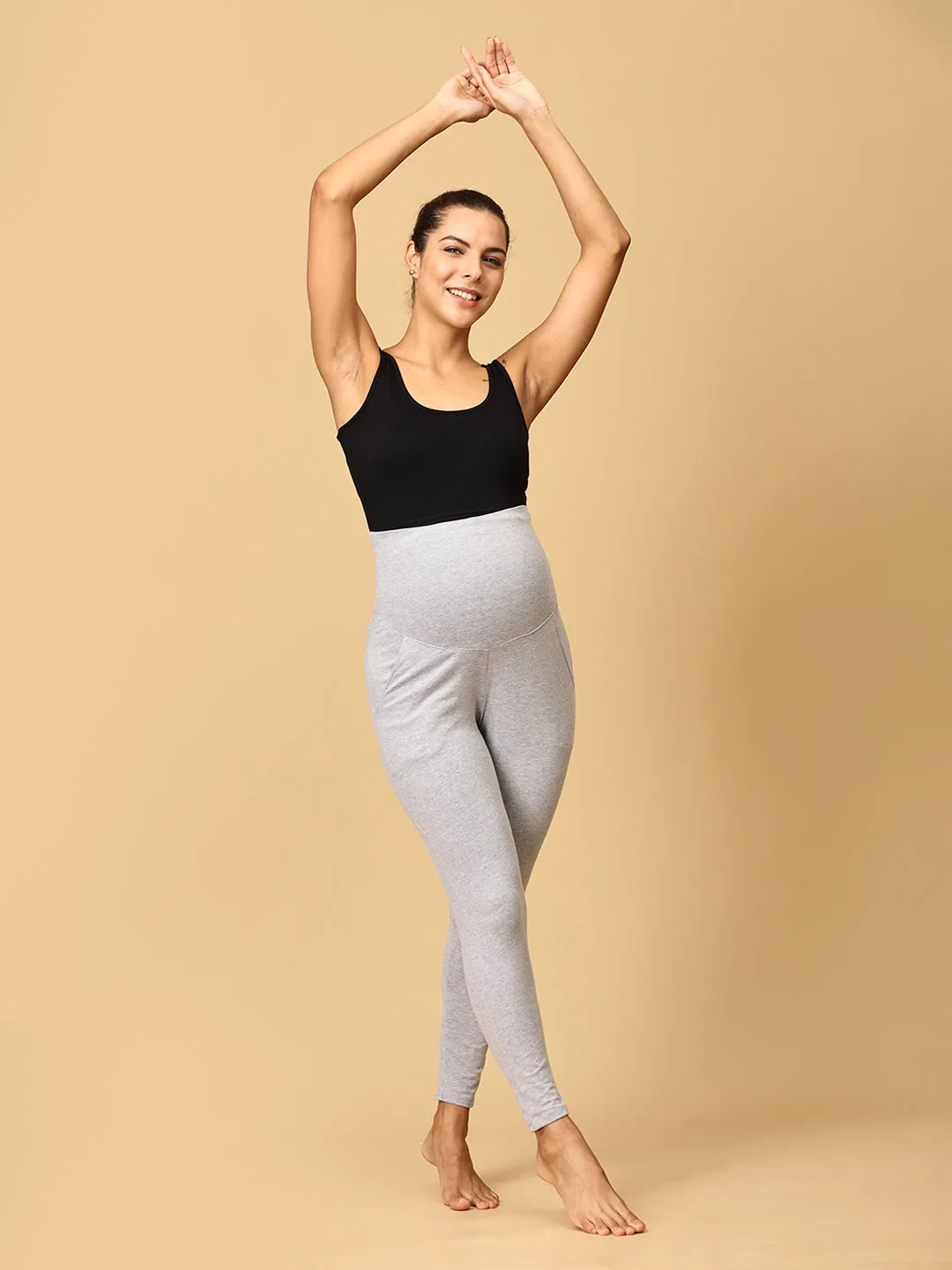 Comfy Maternity Leggings Combo of 2