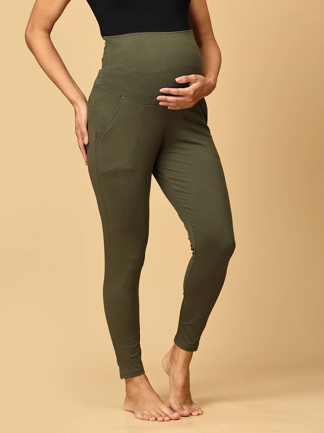 Comfy Maternity Leggings Combo of 2