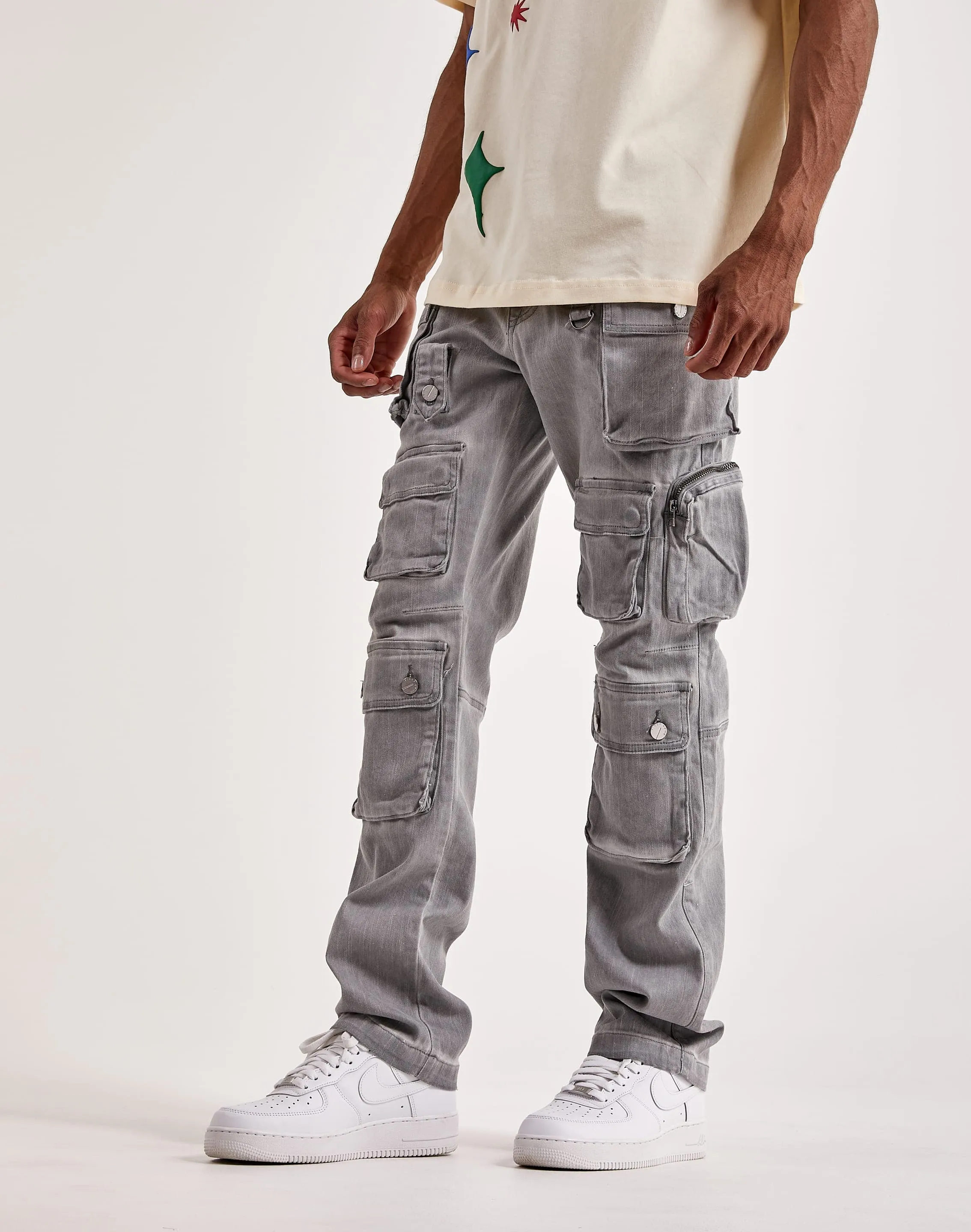 First Row Y2K Cargo Pants