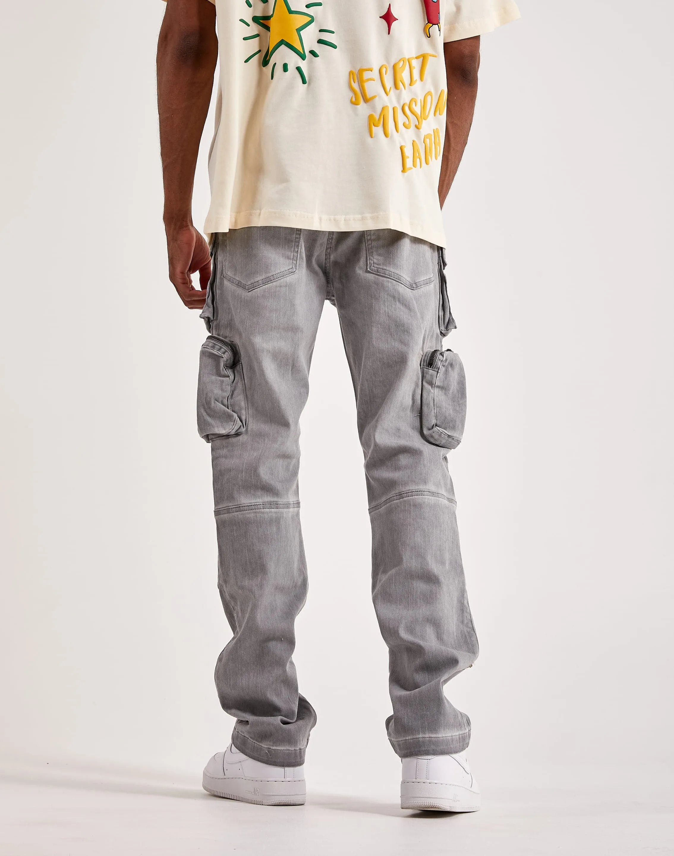 First Row Y2K Cargo Pants