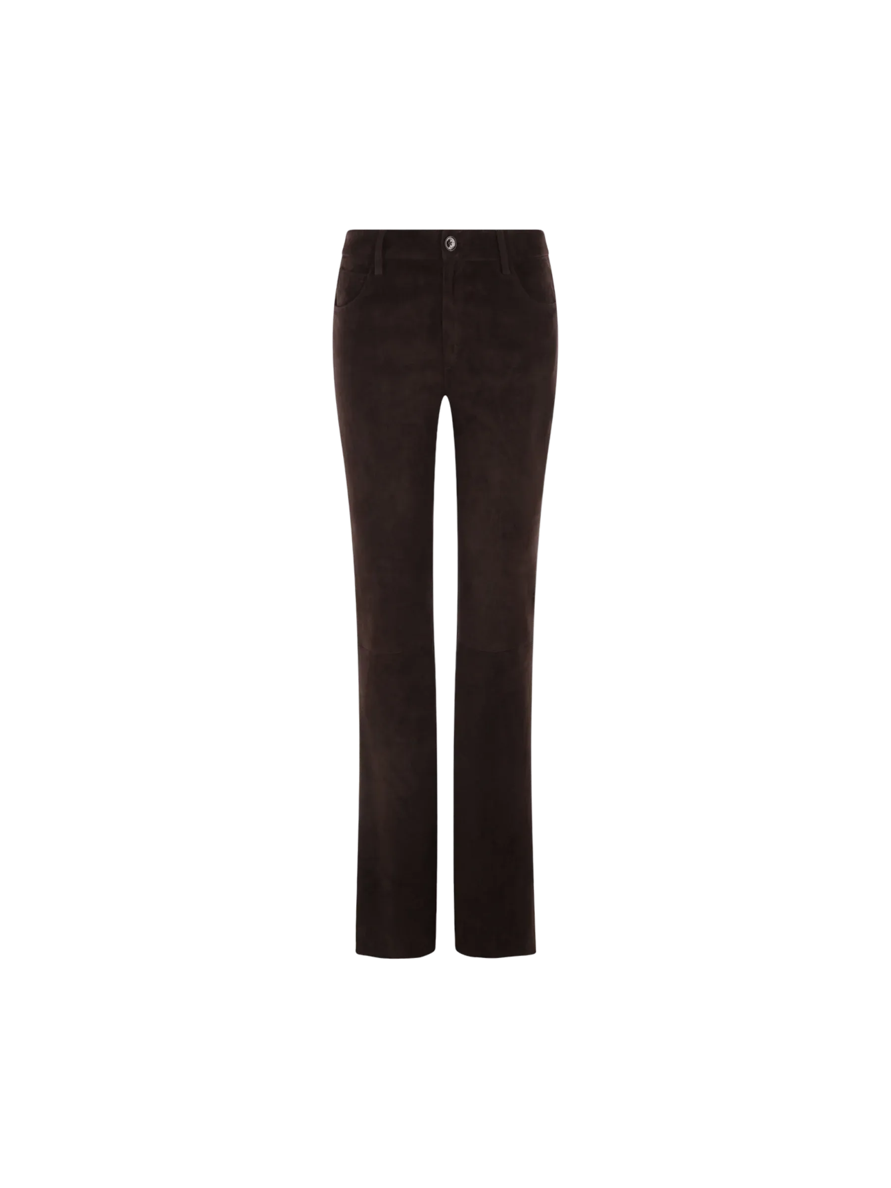 Flared Pants in Suede