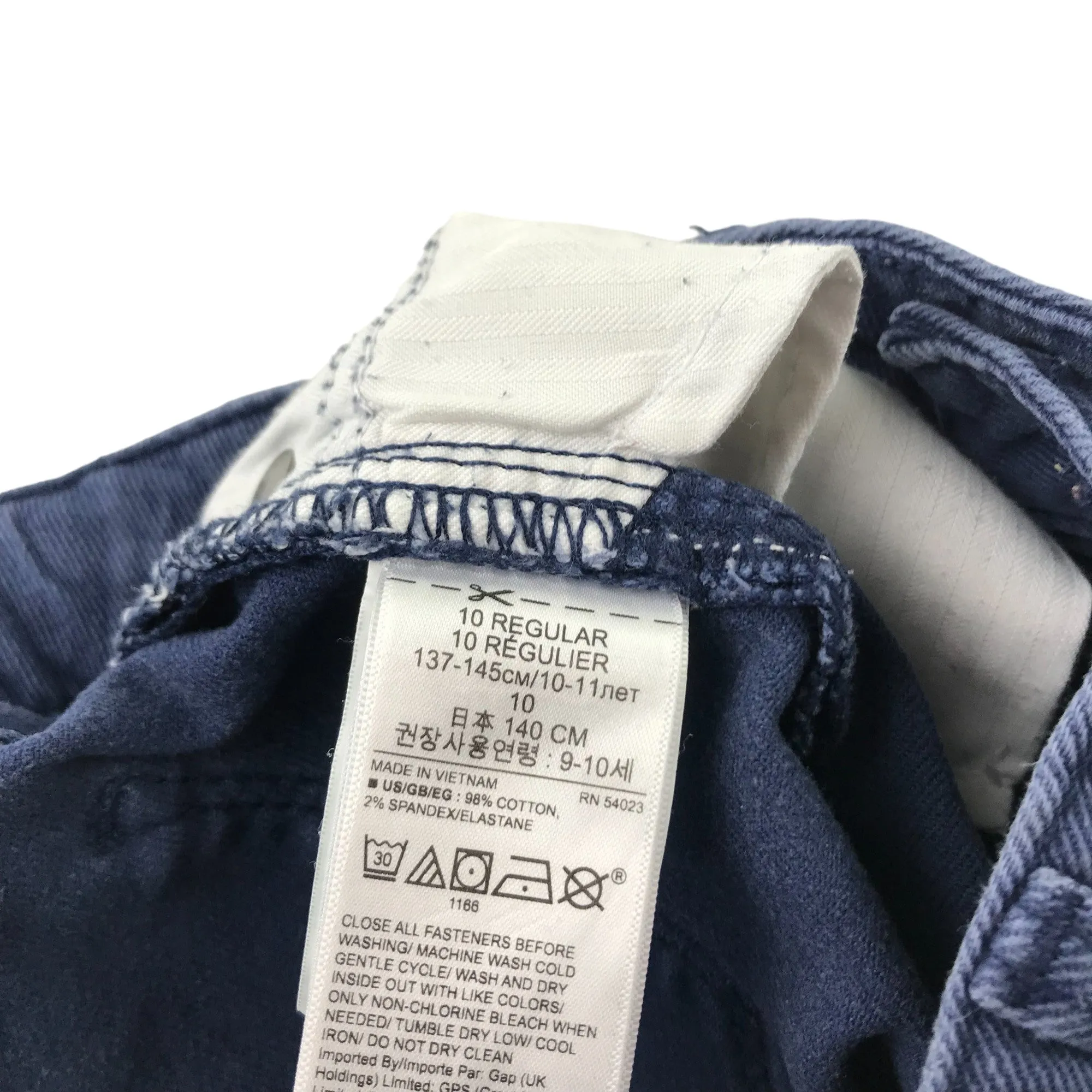 GAP jeans 10 years blue stretchy regular fit with stars