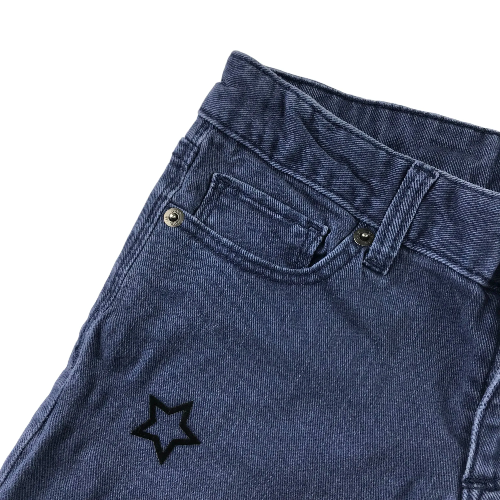 GAP jeans 10 years blue stretchy regular fit with stars