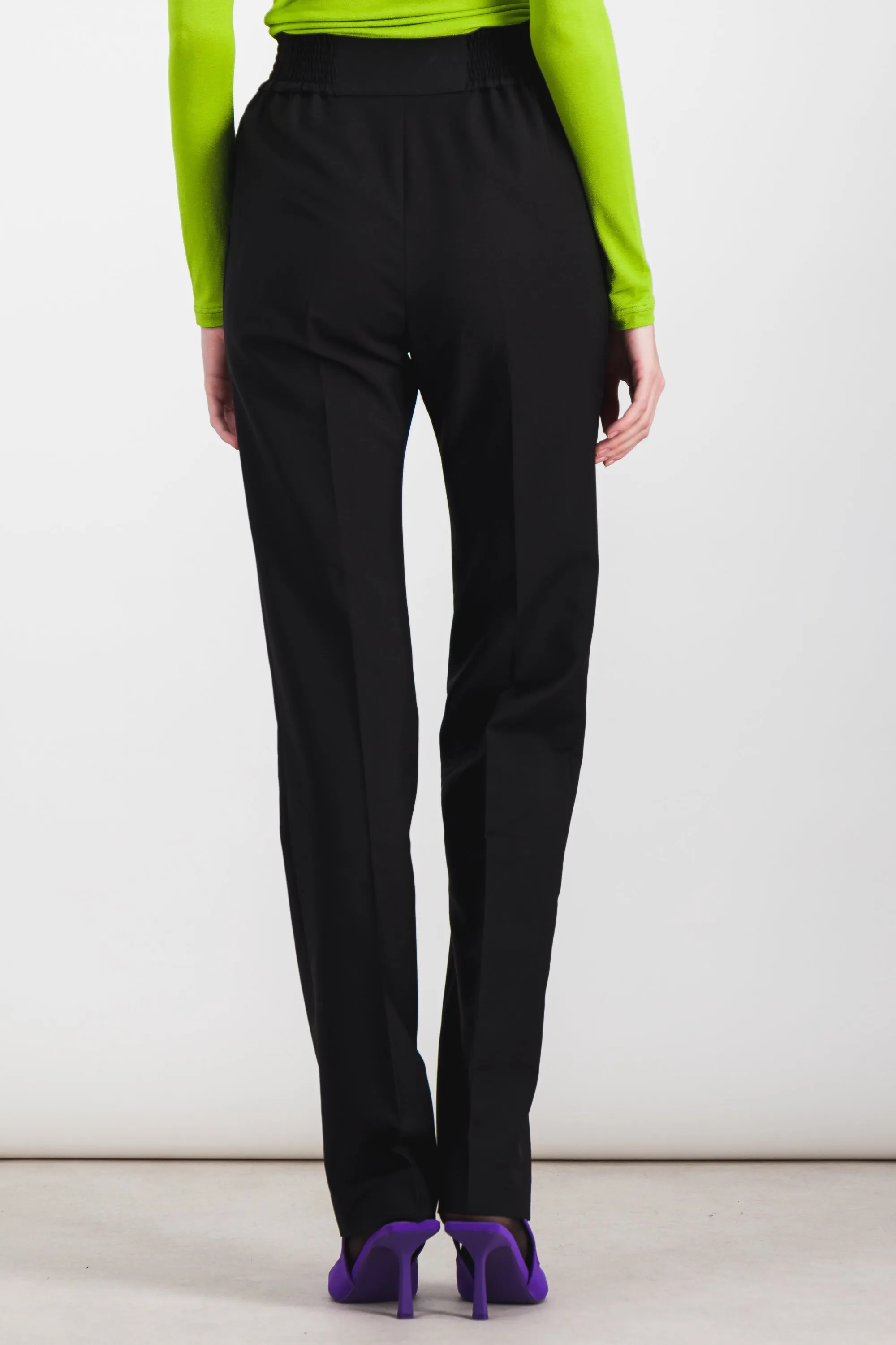 Grain de poudre straight leg tailoring pants