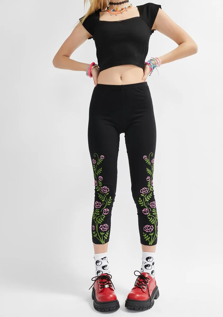 Growing Pains Floral Leggings