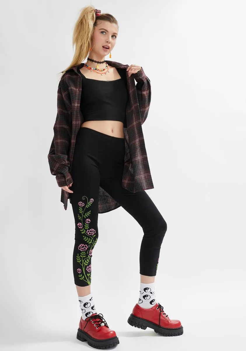 Growing Pains Floral Leggings