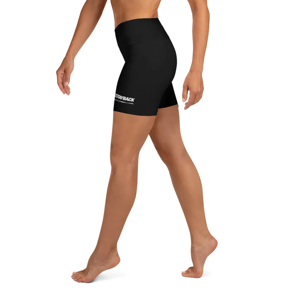 #HaterzStayBack Women's Yoga Shorts (Black)