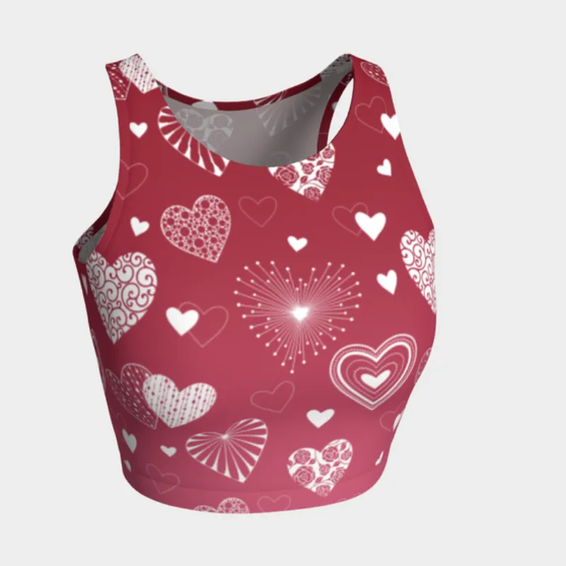 Heart Ombre Athletic Top