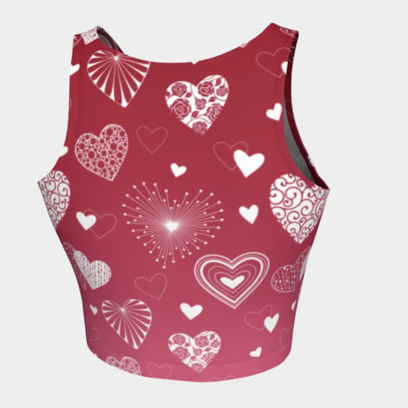 Heart Ombre Athletic Top