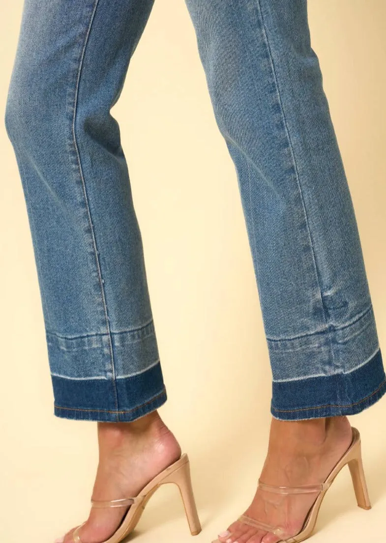 High Rise Released Hem Jeans ~ FINAL SALE