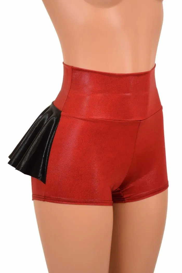 High Waist Ruffle Rump Shorts