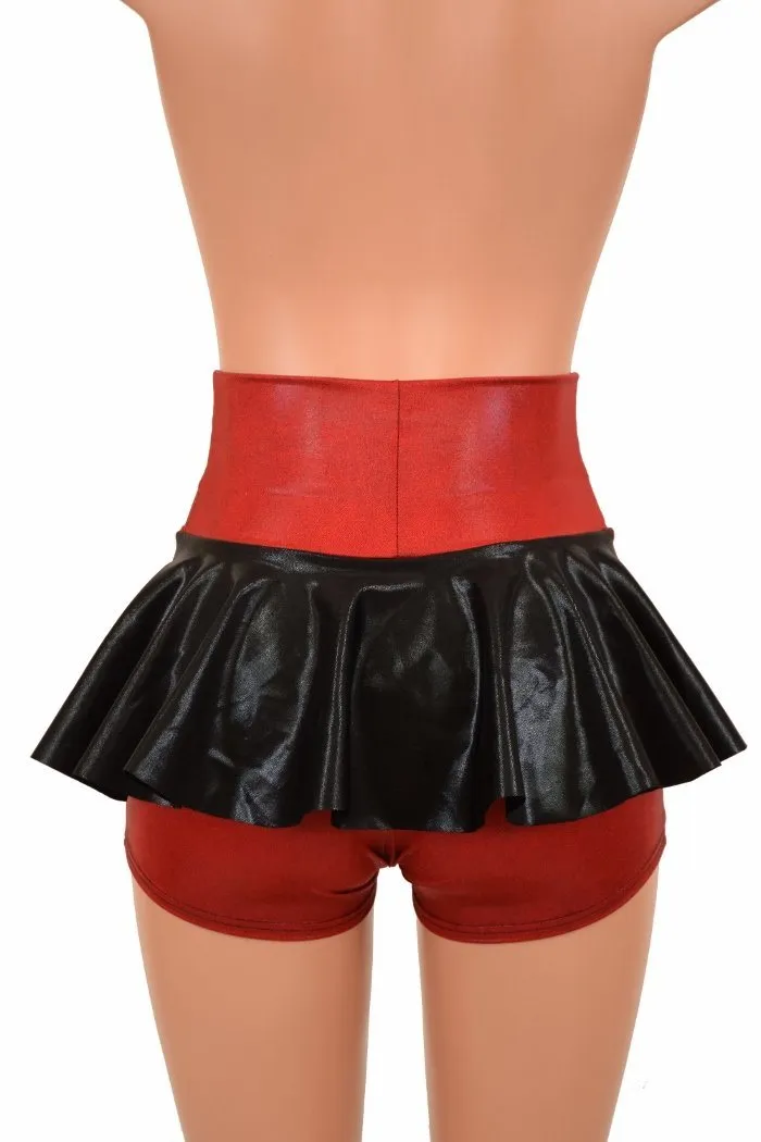 High Waist Ruffle Rump Shorts