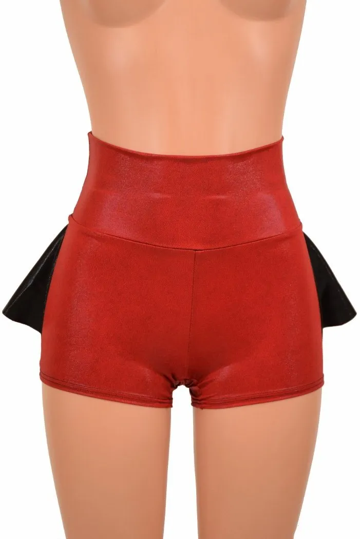 High Waist Ruffle Rump Shorts