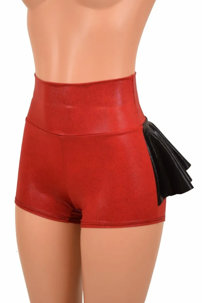 High Waist Ruffle Rump Shorts