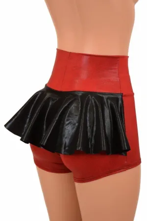 High Waist Ruffle Rump Shorts