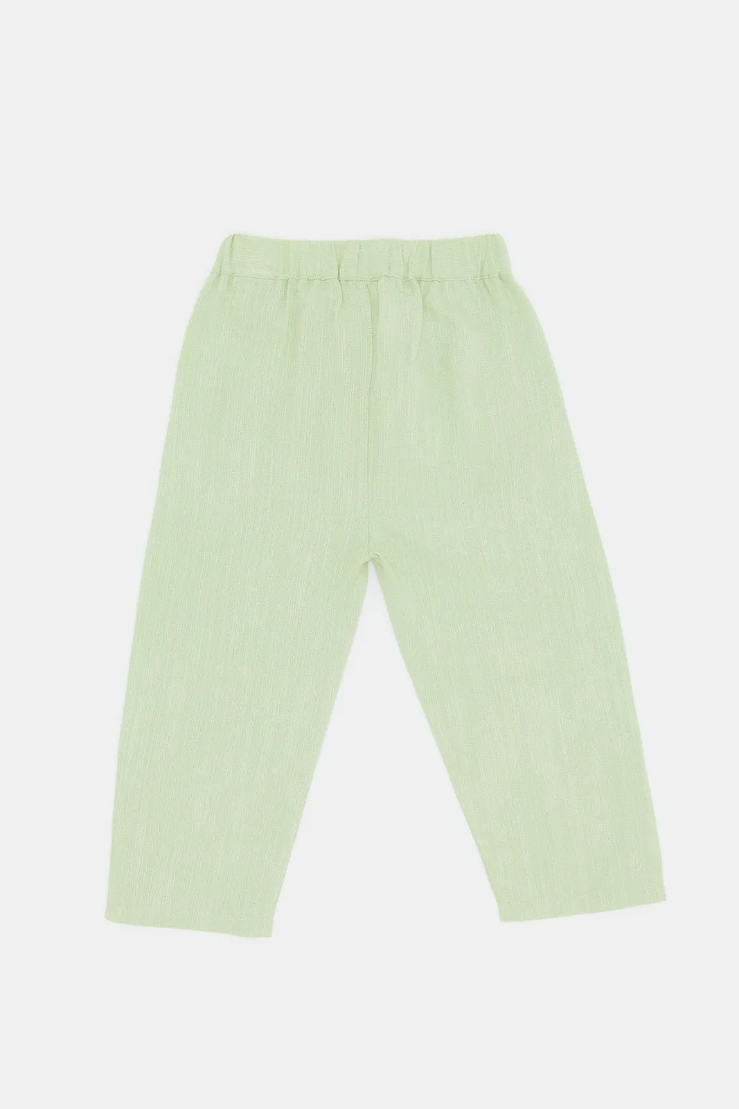 Infant Boys Mint Linen Trousers