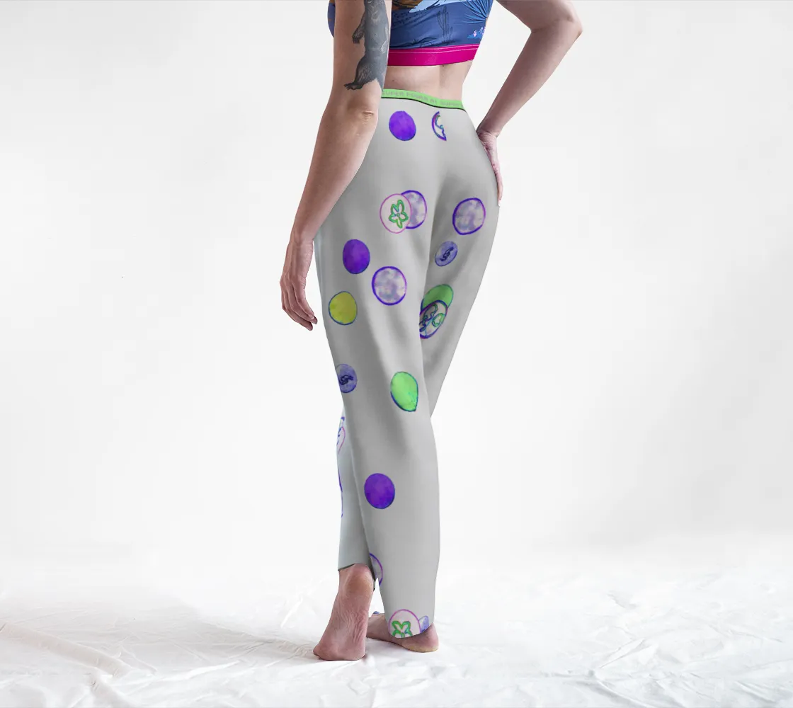 Insook Hwang's Art_Lounge Pants__Energyballs_gray#1_greenband