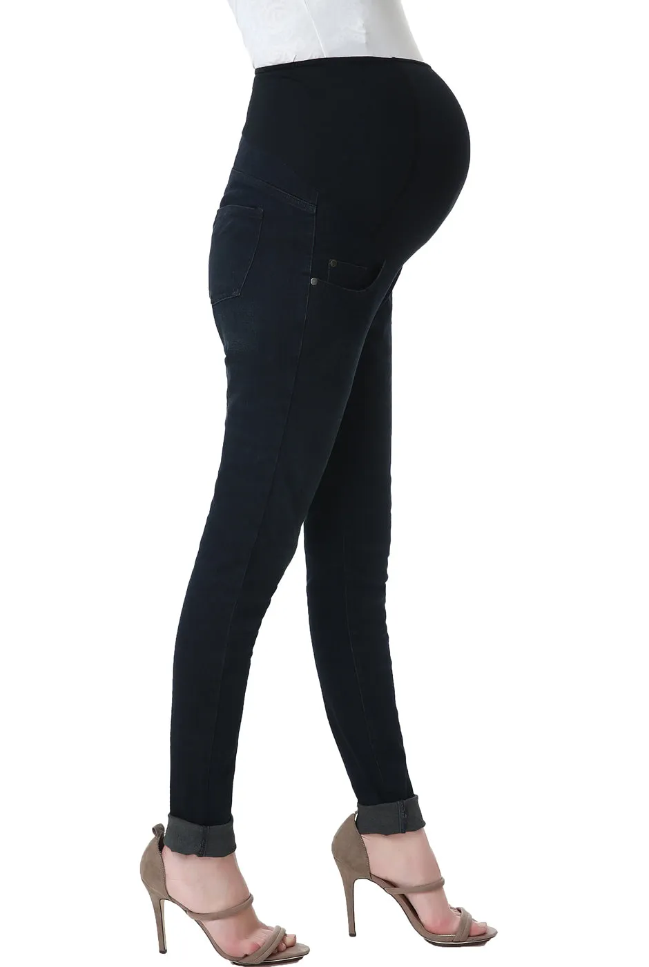 Kimi   Kai Maternity "Rae" Skinny Leg Denim Jeans