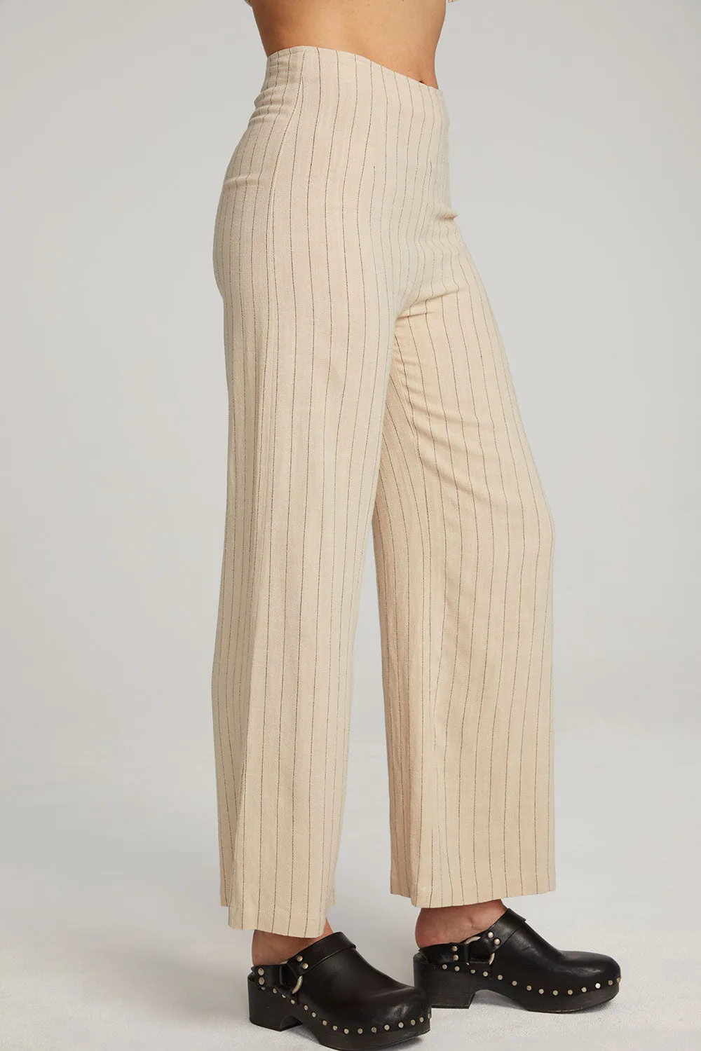 Laurel White Pinstripe Trouser