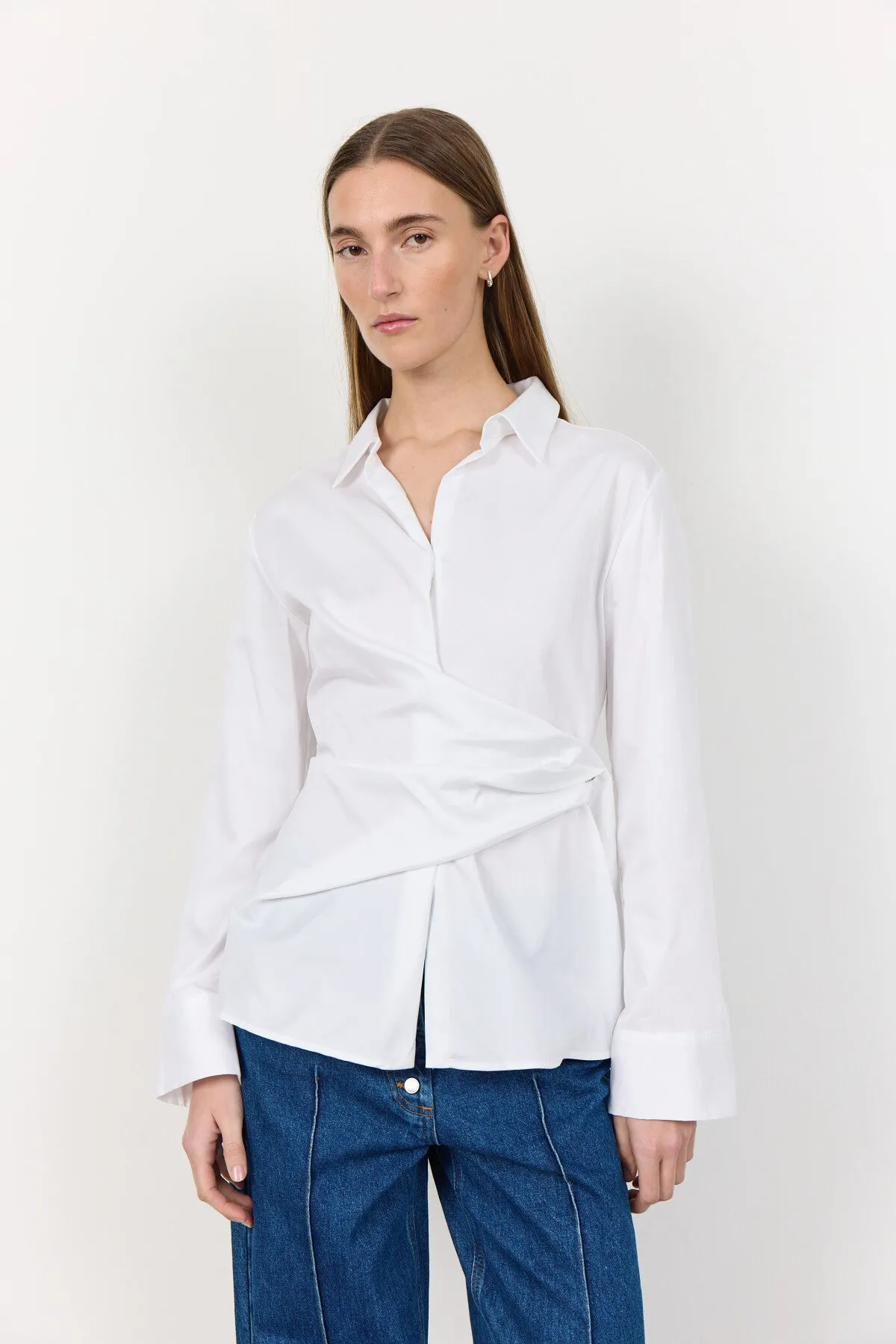 LR-ISLA SOLID 118 Shirt White