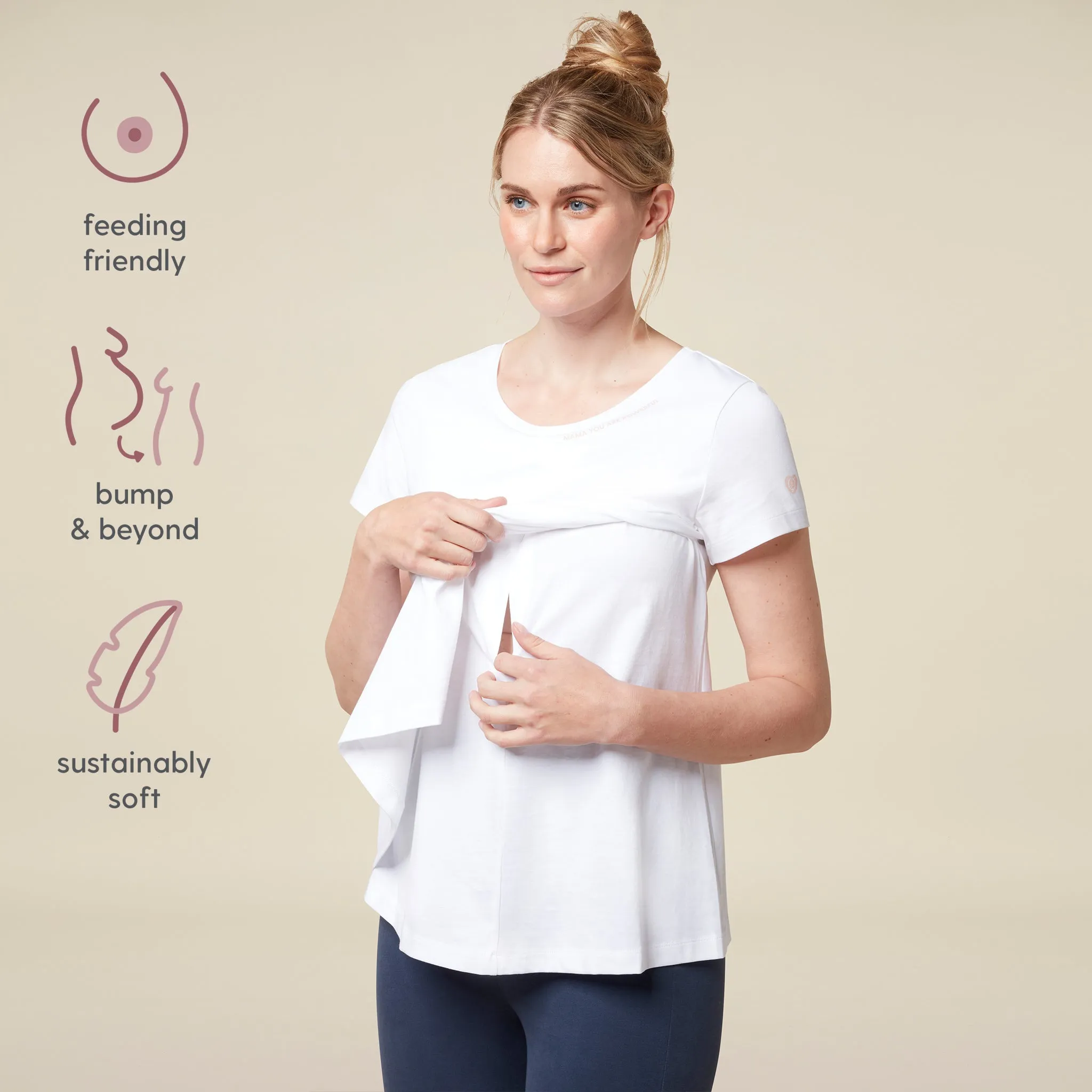 Maternity & Nursing Slogan T-Shirt