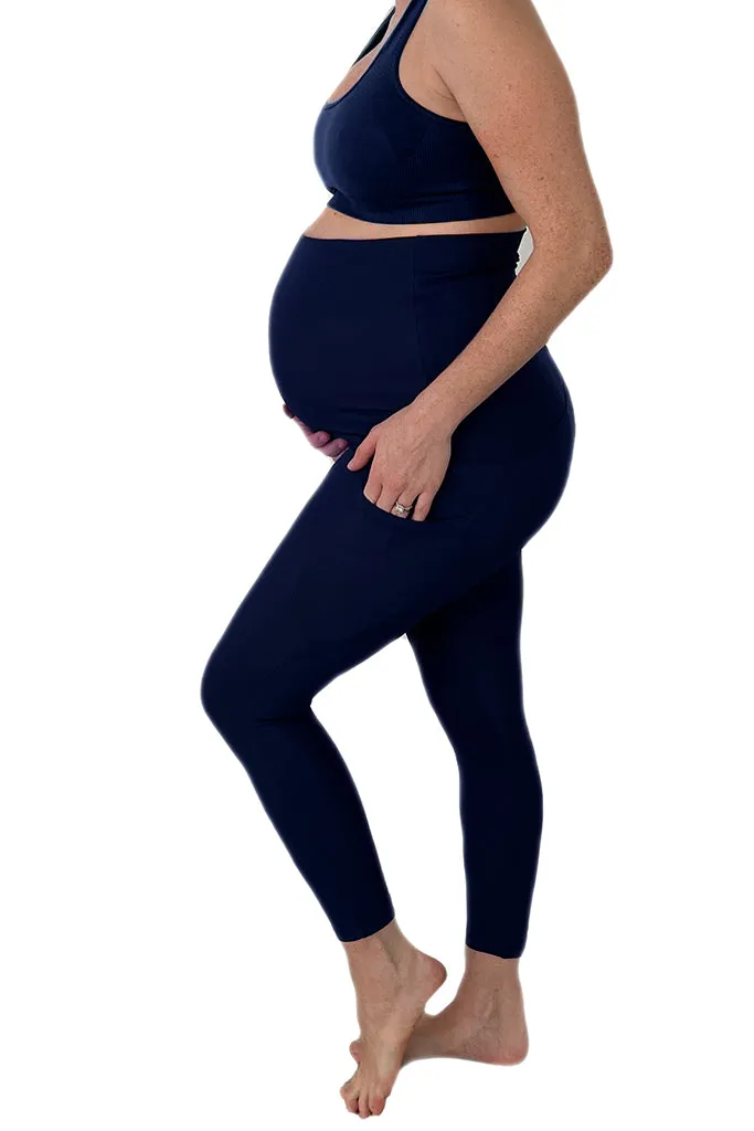 Maternity Leggings Navy