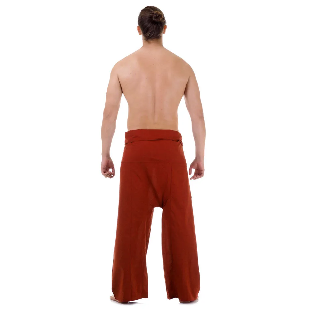 Men's Thai Fisherman Pants Crimson Sunset