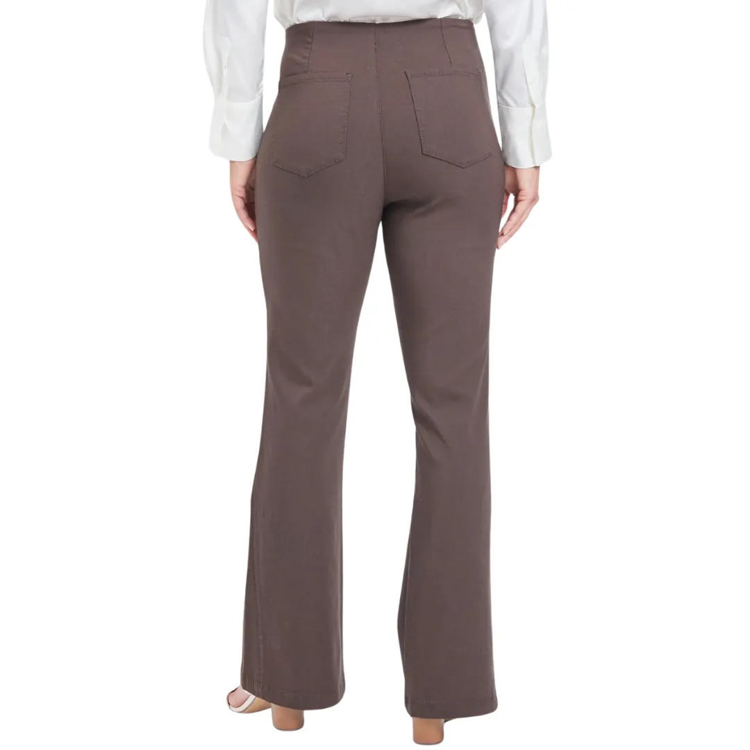 Missy Pull on Bootcut Pants by YMI