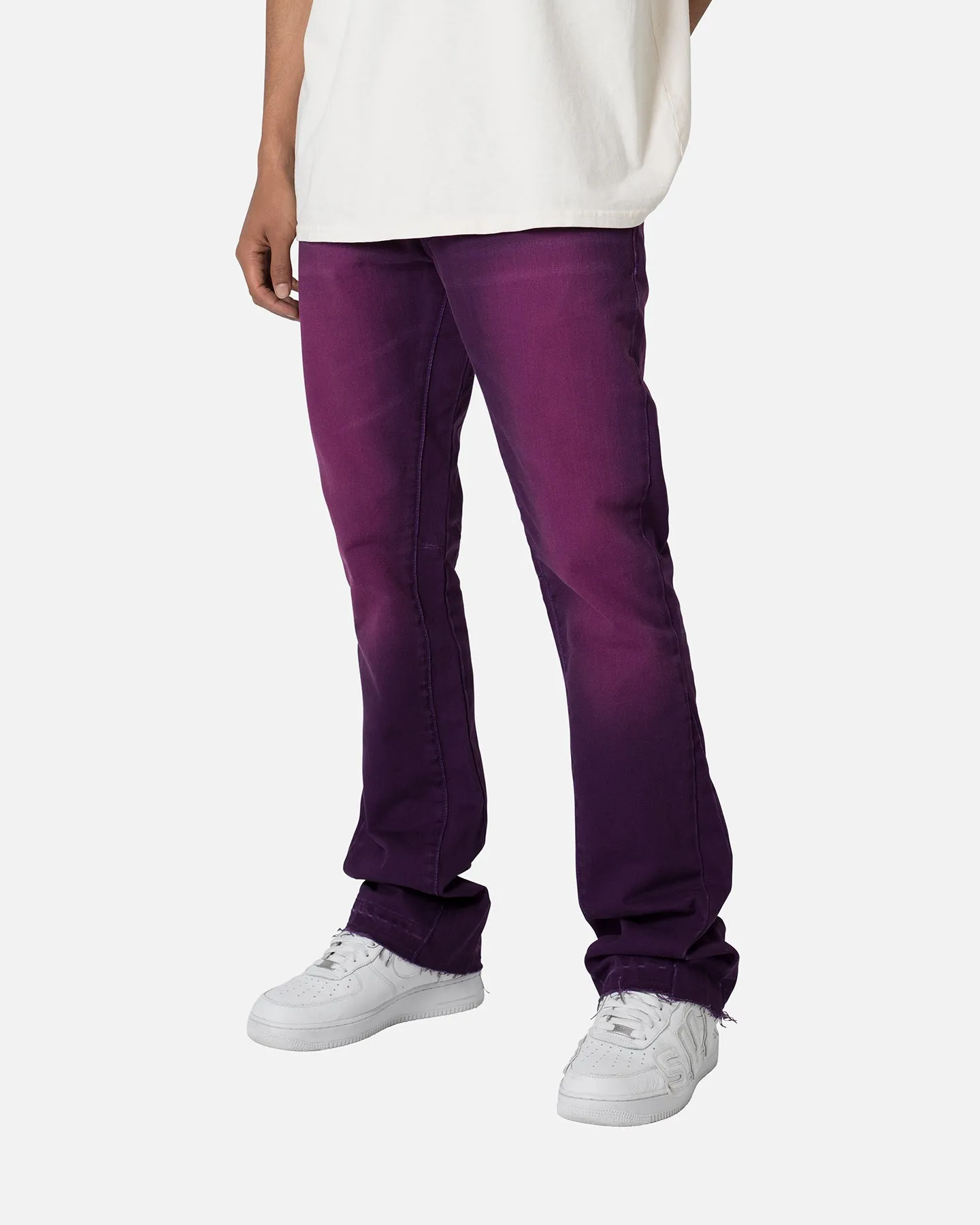 MNML B512 Flare Denim Jeans Purple