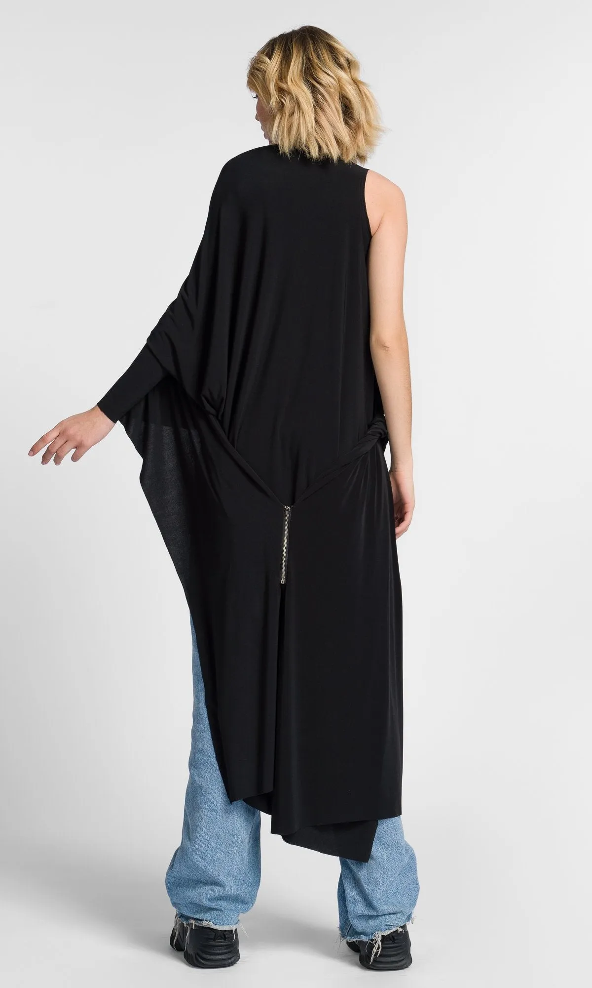 Multi Way Long Tunic Vest