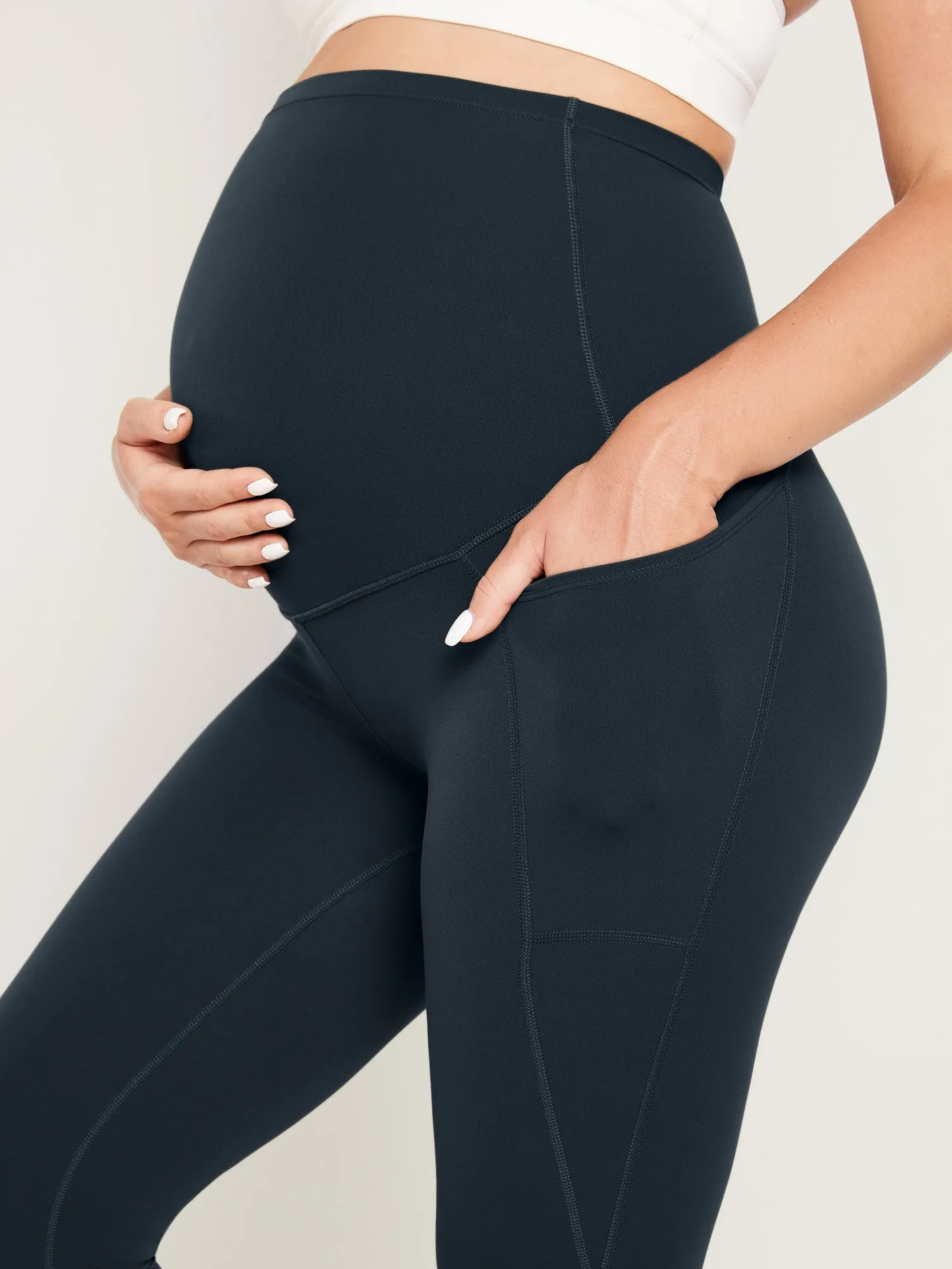 Natrelax® Maternity Leggings 25" - With Pockets