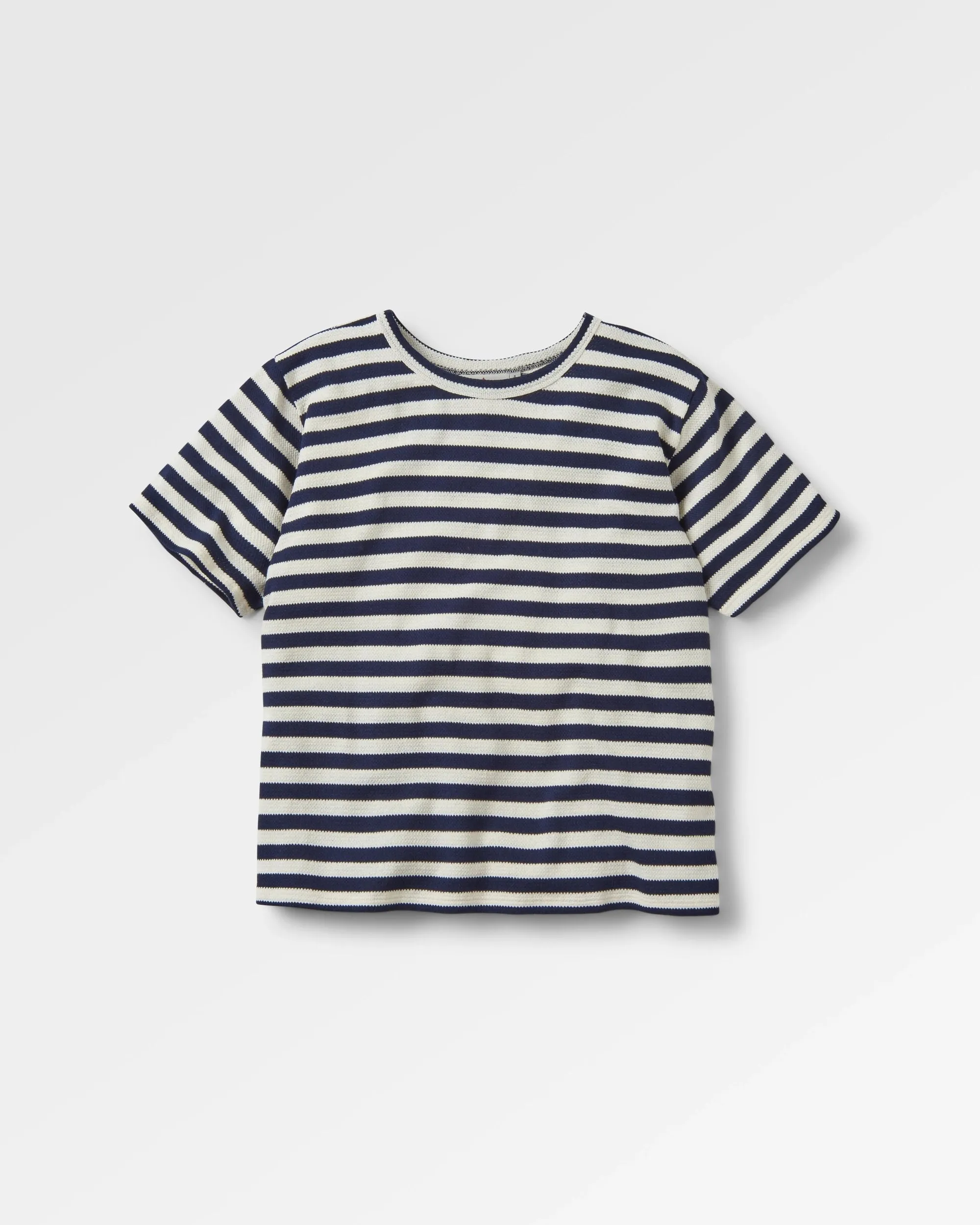 Panorama Recycled Cotton T-Shirt - Deep Navy