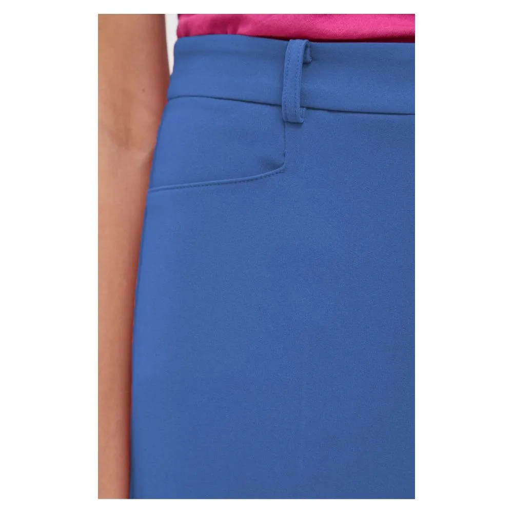 Patrizia Pepe Elegant Blue Trousers for Smart Chic Style